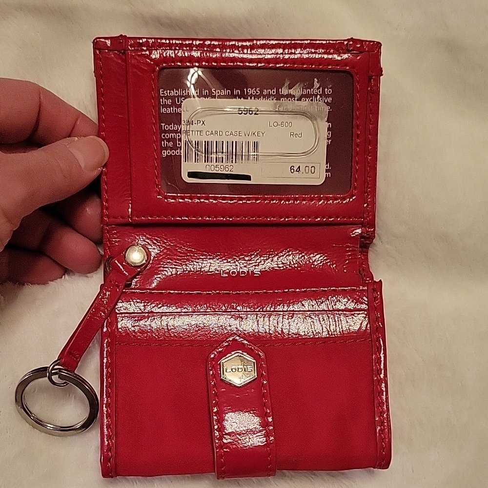 Lodis Red Women's Wallet - Picture 3 of 7